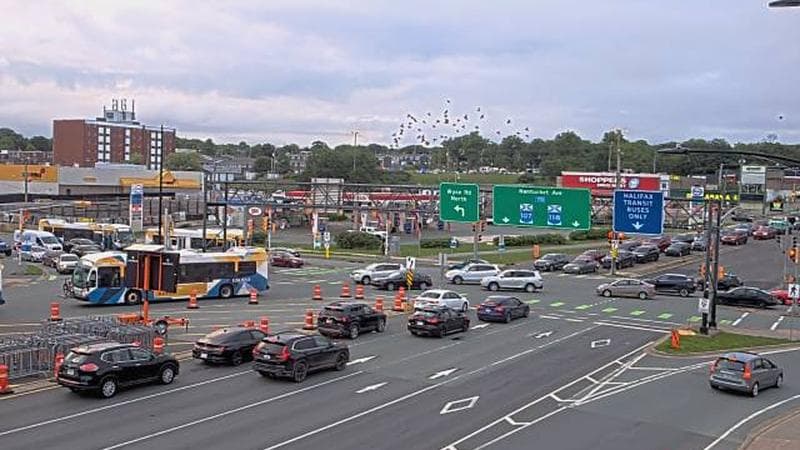 Macdonald Bridge - Halifax bound
