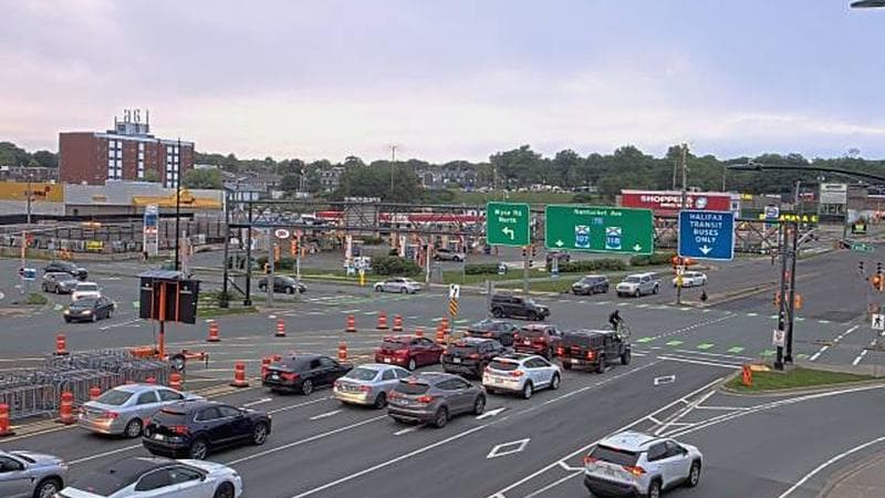 Macdonald Bridge - Halifax bound
