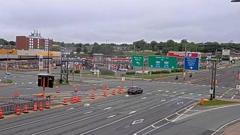 Macdonald Bridge - Halifax bound