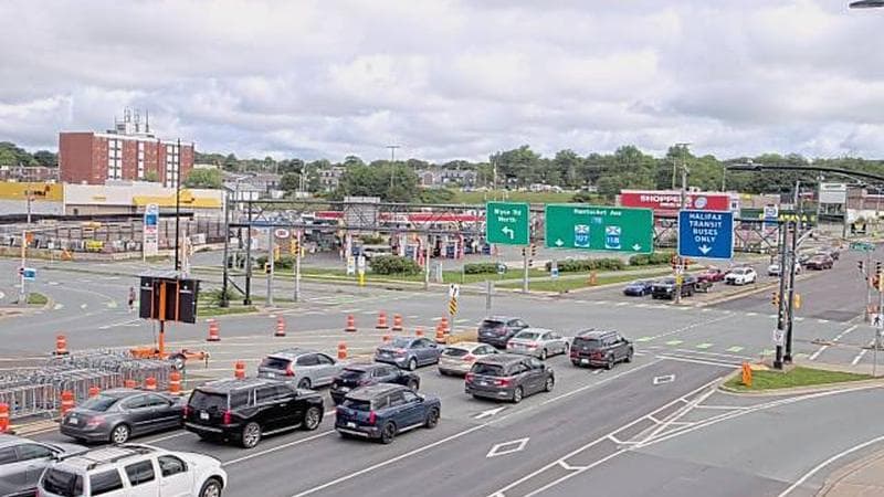 Macdonald Bridge - Halifax bound