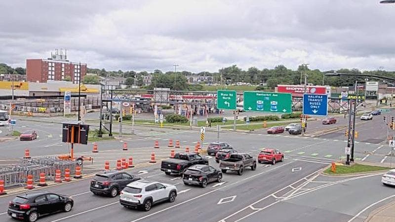 Macdonald Bridge - Halifax bound