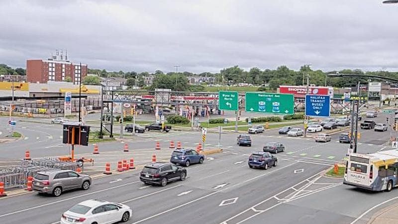 Macdonald Bridge - Halifax bound