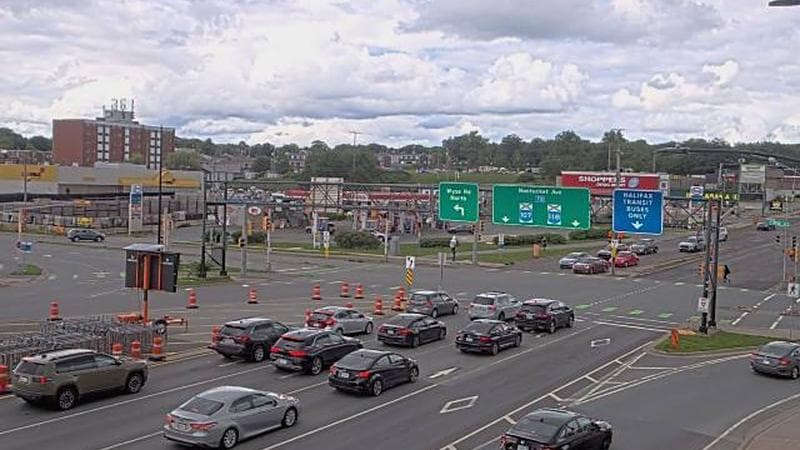Macdonald Bridge - Halifax bound