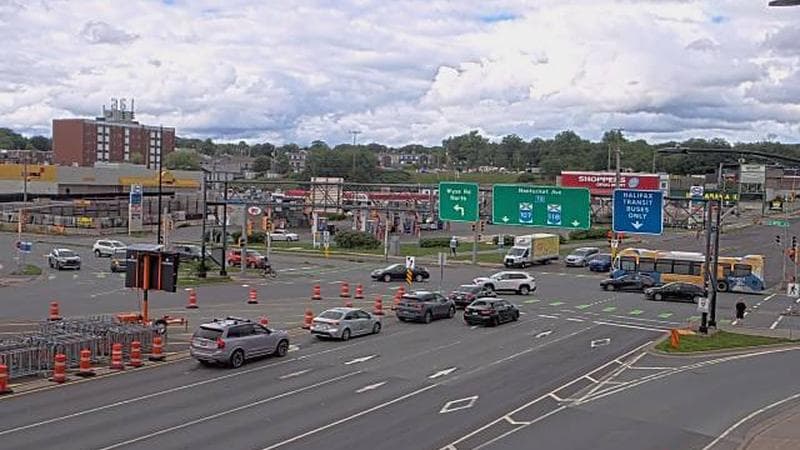 Macdonald Bridge - Halifax bound