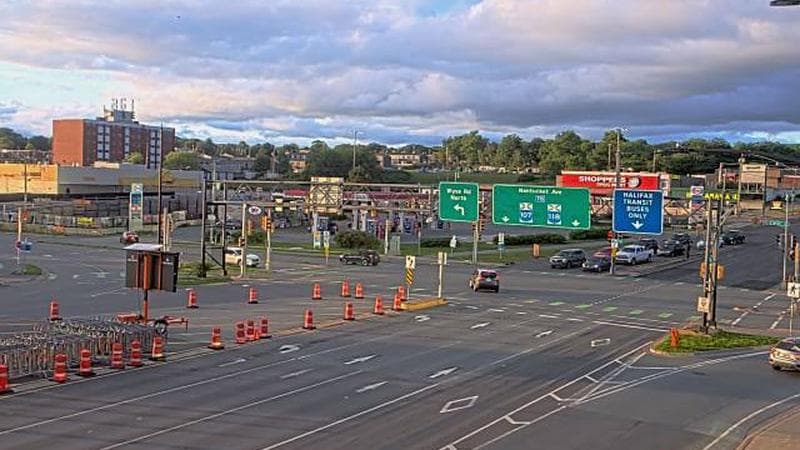 Macdonald Bridge - Halifax bound