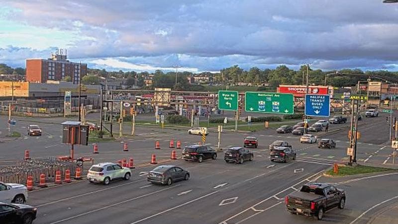 Macdonald Bridge - Halifax bound