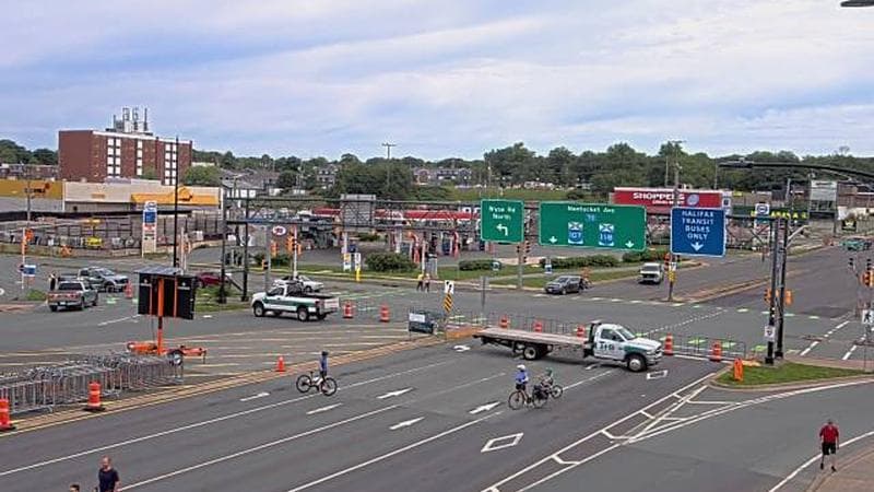 Macdonald Bridge - Halifax bound
