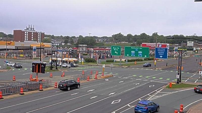 Macdonald Bridge - Halifax bound