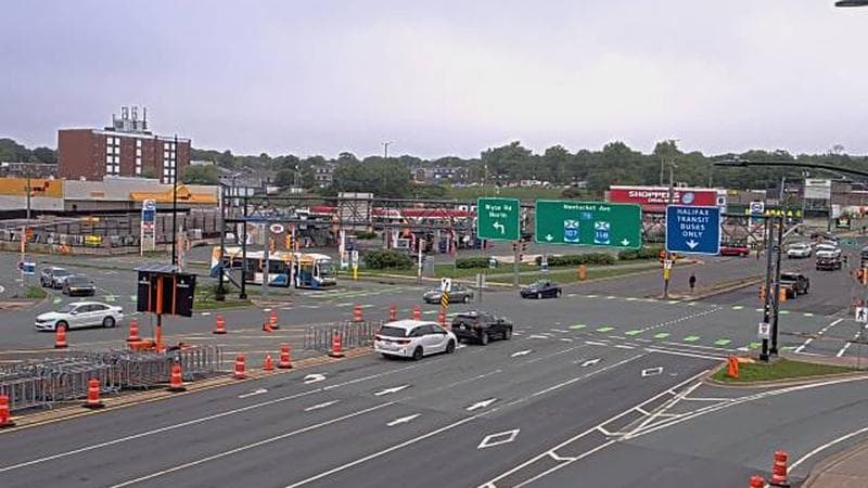 Macdonald Bridge - Halifax bound