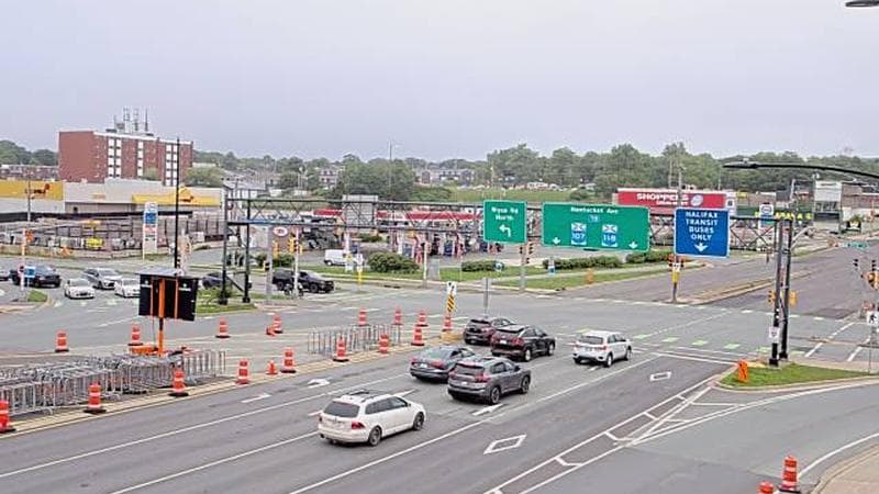 Macdonald Bridge - Halifax bound