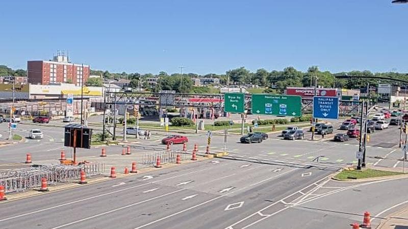 Macdonald Bridge - Halifax bound