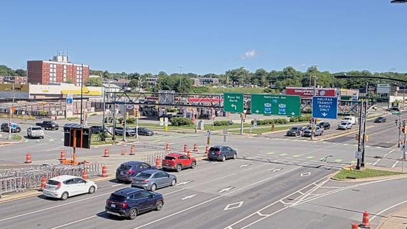 Macdonald Bridge - Halifax bound