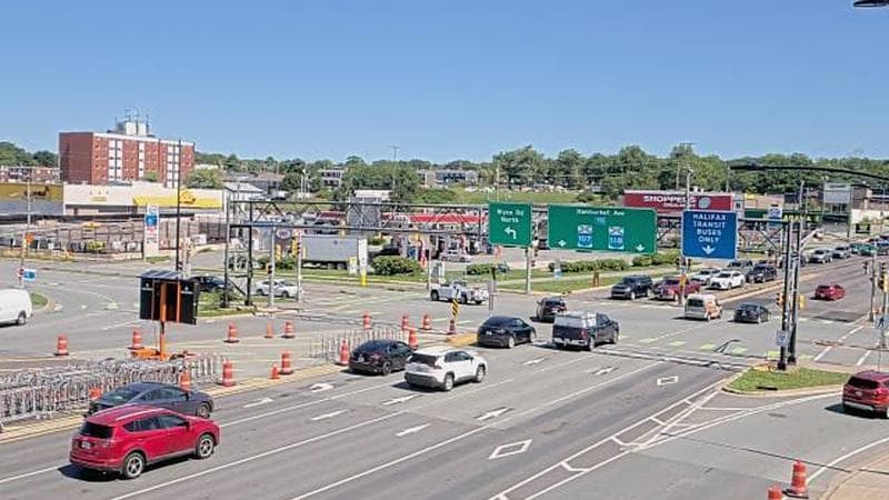 Macdonald Bridge - Halifax bound