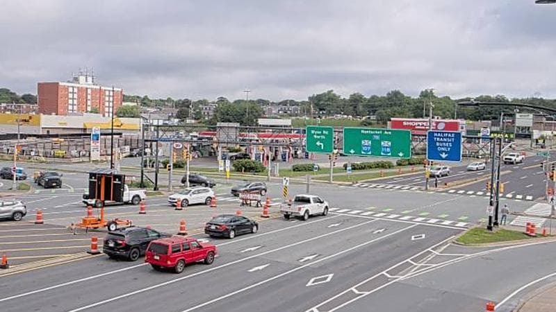 Macdonald Bridge - Halifax bound