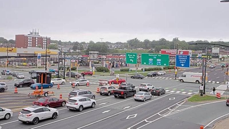 Macdonald Bridge - Halifax bound
