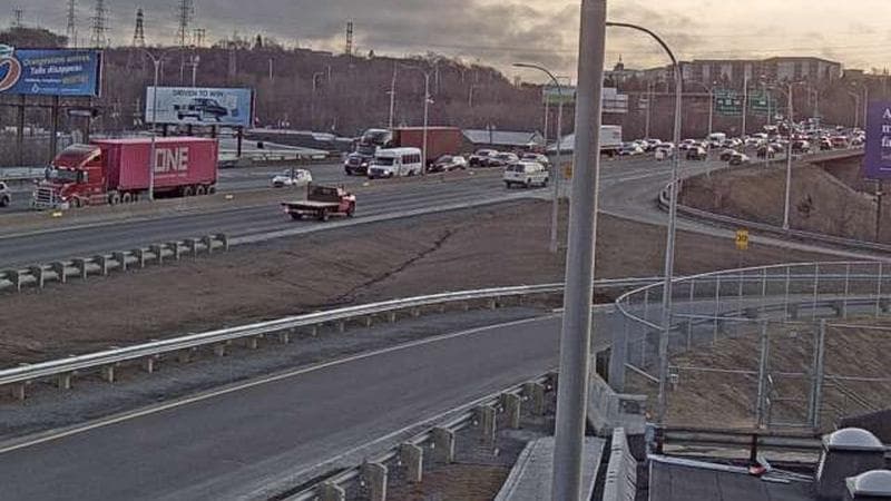MacKay Bridge - Halifax bound